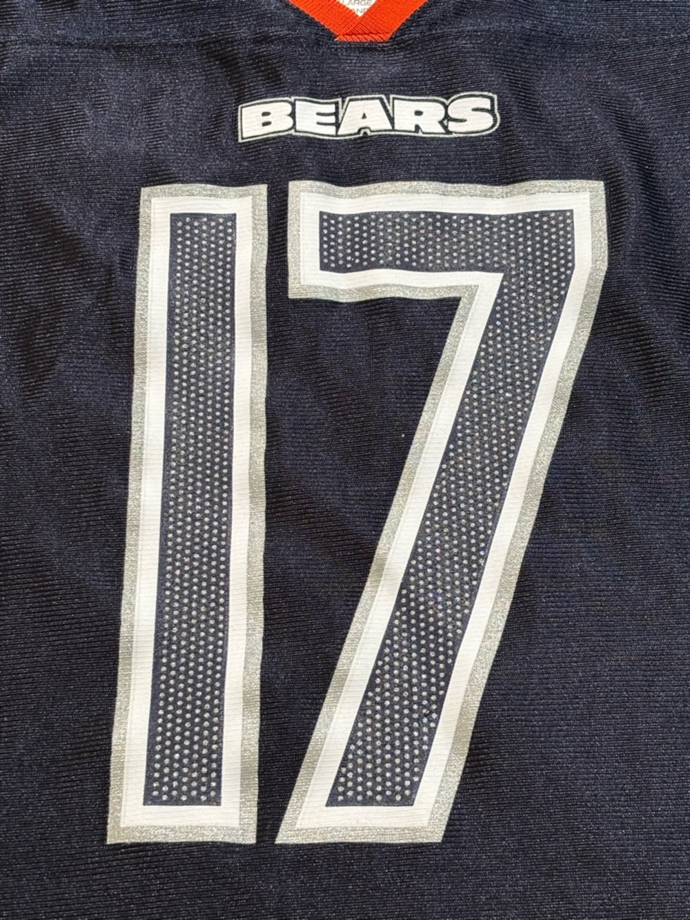 NFL Girls XL Chicago Bears Alshon Jeffery #17 Jersey Sparkle Graphic EUC - Picture 4 of 5